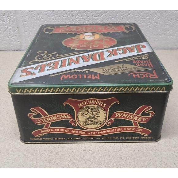 Jack Daniels Old Time Tennessee #7 Whiskey Tin Hudson Scott & Sons Man Cave Deco - Picture 5 of 8